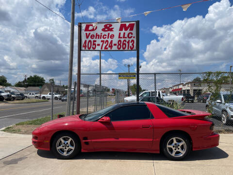 1998 Pontiac Firebird for sale at D & M Vehicle LLC in Oklahoma City OK