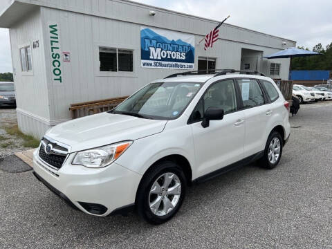 2015 Subaru Forester for sale at Mountain Motors LLC in Spartanburg SC