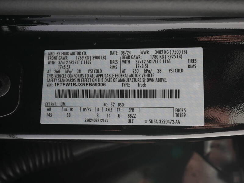 2024 Ford F-150 Raptor