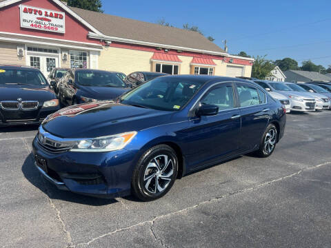 2016 Honda Accord for sale at Auto Land in Virginia Beach VA