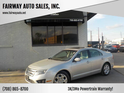 2010 Ford Fusion for sale at FAIRWAY AUTO SALES, INC. in Melrose Park IL