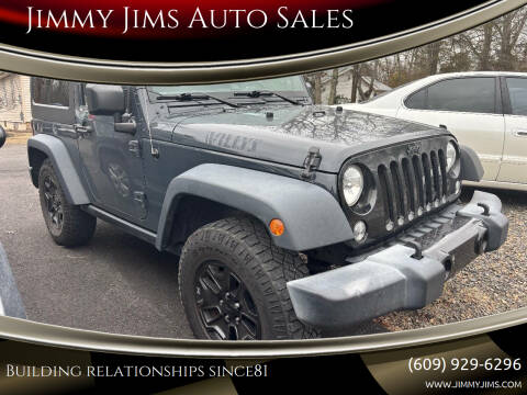 2017 Jeep Wrangler for sale at Jimmy Jims Auto Sales in Tabernacle NJ