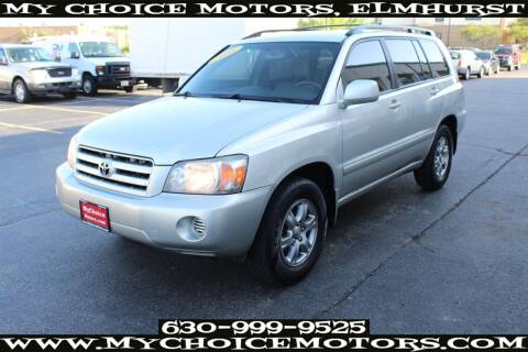 2005 Toyota Highlander for sale at Your Choice Autos - My Choice Motors in Elmhurst IL