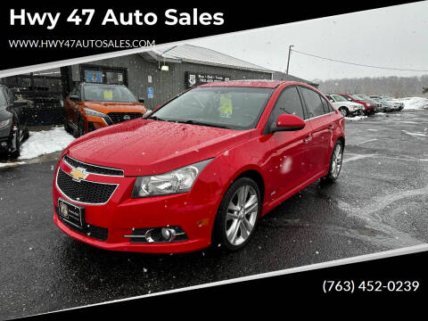 2012 Chevrolet Cruze for sale at Hwy 47 Auto Sales in Saint Francis MN