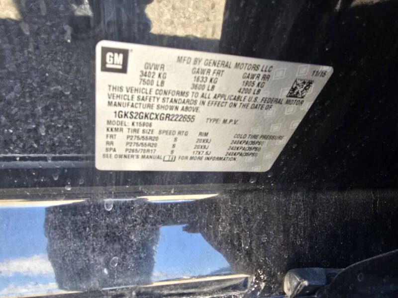 2016 GMC Yukon XL SLT