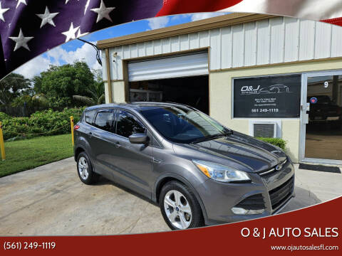 2013 Ford Escape for sale at O & J Auto Sales in Royal Palm Beach FL