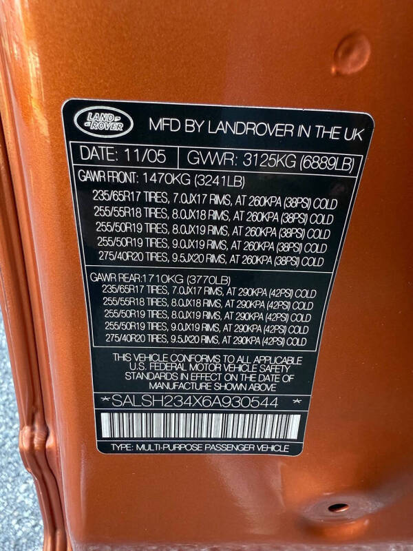 2006 Land Rover Range Rover Sport Supercharged