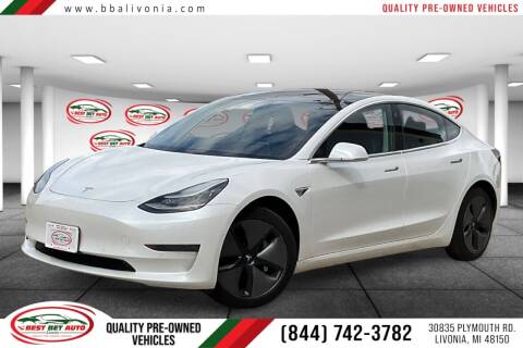2019 Tesla Model 3 for sale at Best Bet Auto in Livonia MI