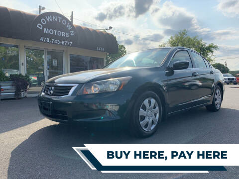2008 Honda Accord for sale at DOWNTOWN MOTORS in Macon GA