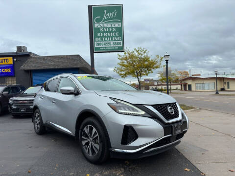 2020 Nissan Murano for sale at Jon's Auto in Marquette MI