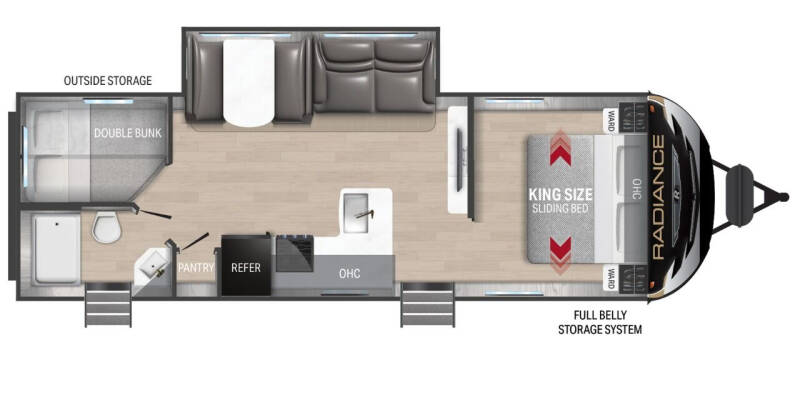 2022 Cruiser RV RADIANCE 27 DD for sale at Oregon RV Outlet LLC - Travel Trailers in Grants Pass OR