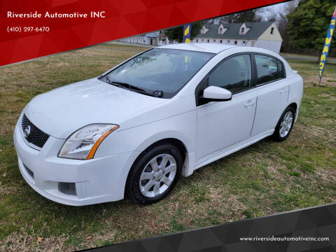 2010 Nissan Sentra for sale at Riverside Automotive INC in Aberdeen MD
