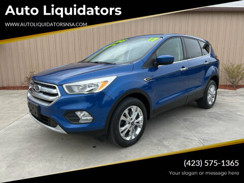 2017 Ford Escape for sale at Auto Liquidators in Bluff City TN