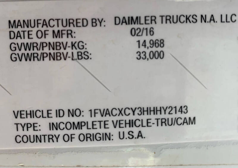 2017 Freightliner M2 106