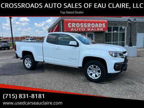 2021 Chevrolet Colorado for sale at CROSSROADS AUTO SALES OF EAU CLAIRE, LLC in Eau Claire WI