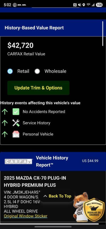 2025 Mazda CX-70 Plug-in Hybrid Premium Plus
