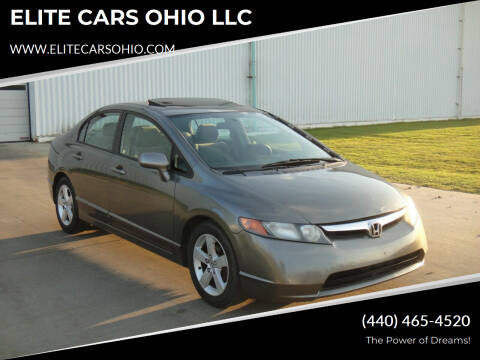 2008 Honda Civic for sale at ELITE CARS OHIO LLC in Solon OH
