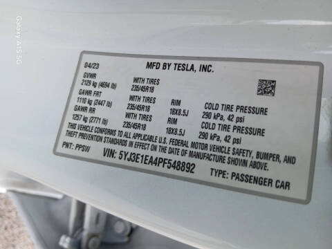2023 Tesla Model 3