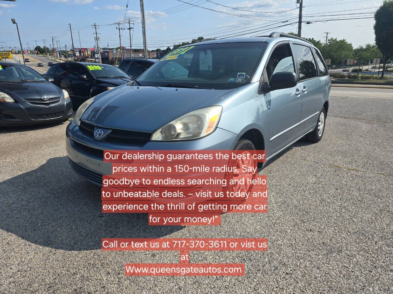 2005 Toyota Sienna for sale at QUEENSGATE AUTO SALES in York, PA