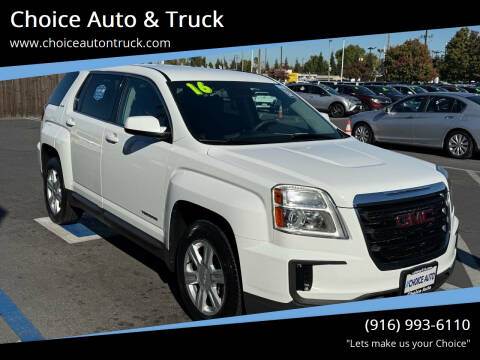 2016 GMC Terrain for sale at Choice Auto & Truck in Sacramento CA