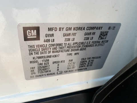 2022 Chevrolet TrailBlazer LT