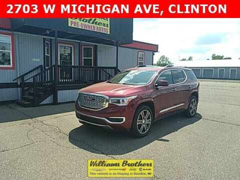 2017 GMC Acadia for sale at Williams Brothers Pre-Owned Monroe in Monroe MI