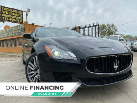 2015 Maserati Quattroporte for sale at 3 Brothers Auto Sales Inc in Detroit MI