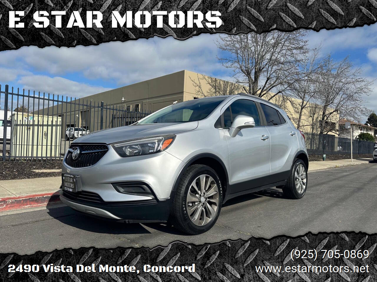 Silver 2018 Buick Encore Preferred Preferred 4dr Crossover 1