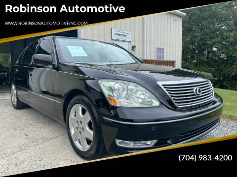2004 Lexus LS 430 for sale at Robinson Automotive in Albemarle NC