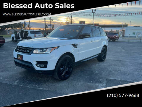 2015 Land Rover Range Rover Sport for sale at Blessed Auto Sales in San Antonio TX