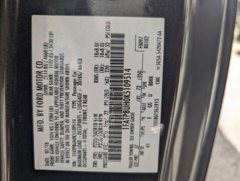 2019 Ford Mustang EcoBoost Premium