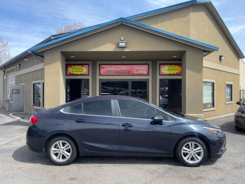 2016 Chevrolet Cruze for sale at Advantage Auto Sales in Garden City ID