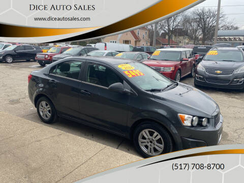 2014 Chevrolet Sonic for sale at Dice Auto Sales in Lansing MI
