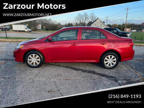 2009 Toyota Corolla for sale at Zarzour Motors in Chesterland OH