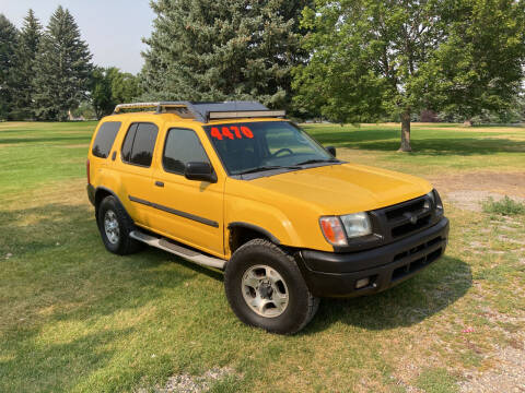 2001 Nissan Xterra for sale at BELOW BOOK AUTO SALES in Idaho Falls ID