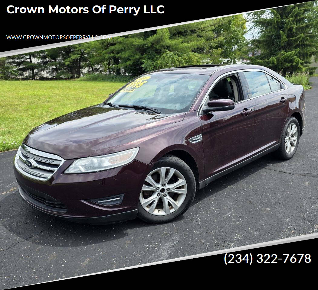 Red 2011 Ford Taurus SEL SEL 4dr Sedan 1