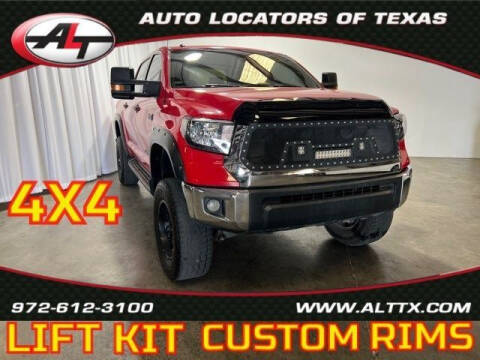 2015 Toyota Tundra for sale at AUTO LOCATORS OF TEXAS in Plano TX