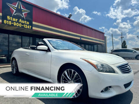 2013 Infiniti G37 Convertible for sale at Star Auto Inc. in Murfreesboro TN