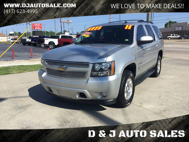 2011 Chevrolet Tahoe for sale at D & J AUTO SALES in Joplin MO