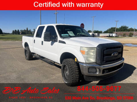 2012 Ford F-250 Super Duty for sale at B & B Auto Sales in Brookings SD