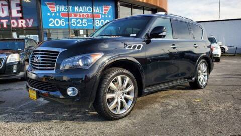 2012 Infiniti QX56 for sale at First National Autos of Tacoma in Lakewood WA