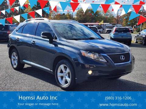 2010 Lexus RX 350 for sale at Homsi Auto Inc in Kannapolis NC