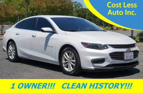 2017 Chevrolet Malibu for sale at Cost Less Auto Inc. in Rocklin CA