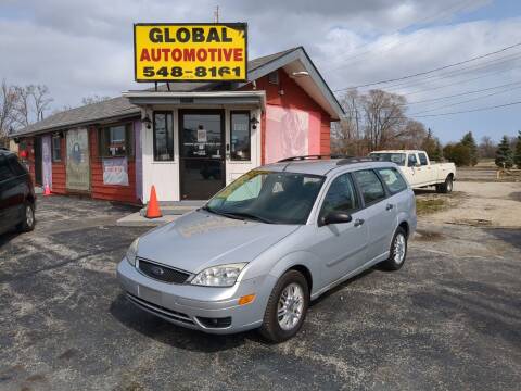 2006 Ford Focus for sale at GLOBAL AUTOMOTIVE in Grayslake IL