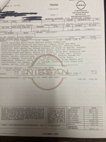 2010 Nissan Murano SL