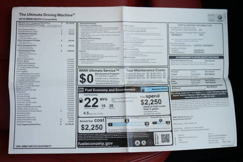 2016 BMW 2 Series M235i