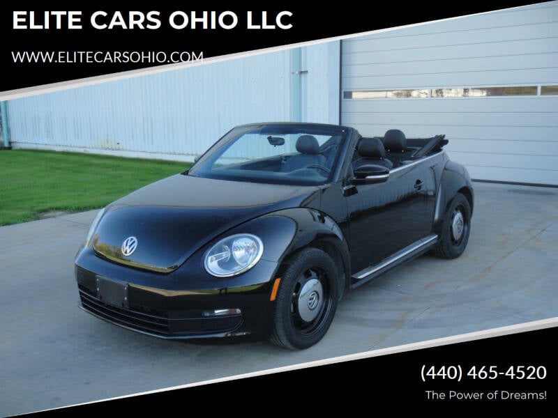 2013 Volkswagen Beetle Convertible for sale at ELITE CARS OHIO LLC in Solon OH