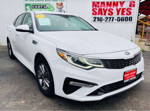 2020 Kia Optima for sale at Manny G Motors in San Antonio TX