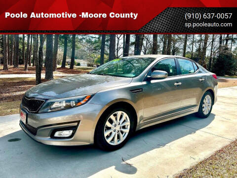 2015 Kia Optima for sale at Poole Automotive in Laurinburg NC