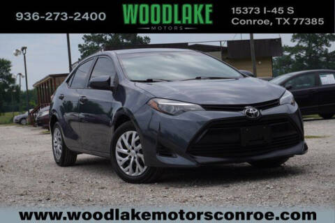 2017 Toyota Corolla for sale at WOODLAKE MOTORS in Conroe TX